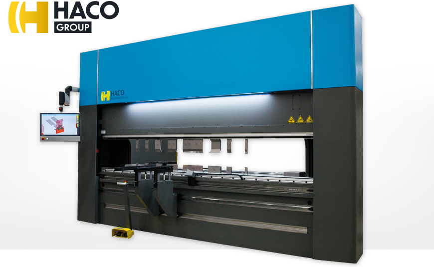 CNC-Abkantpressen HACO PRESSMASTER mit FASTBEND-3D MultiTouch-Grafiksteuerung